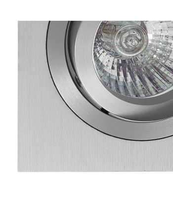 BASICO GU10 * EMPOTRABLE CUADRADO Aluminio